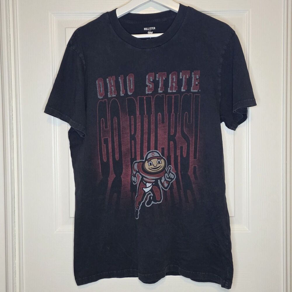 Hollister Ohio State Double Sided Shirt Men's Sm2002 National Champions